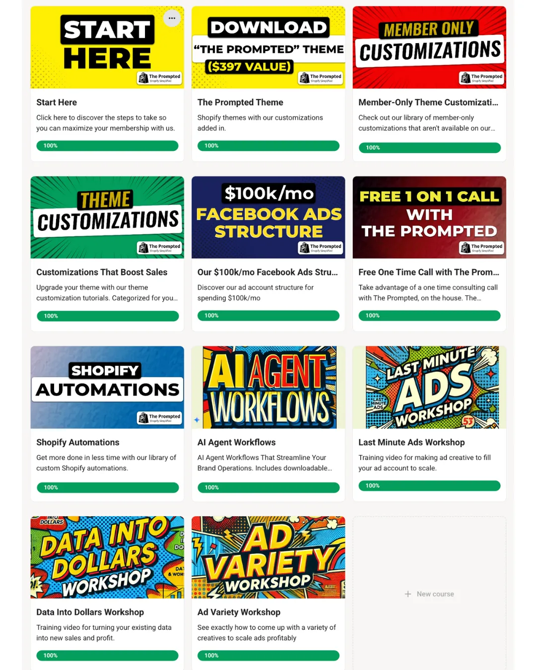 Library of Syndicate resources: theme downloads, customizations, ads workshops, AI agent workflows
